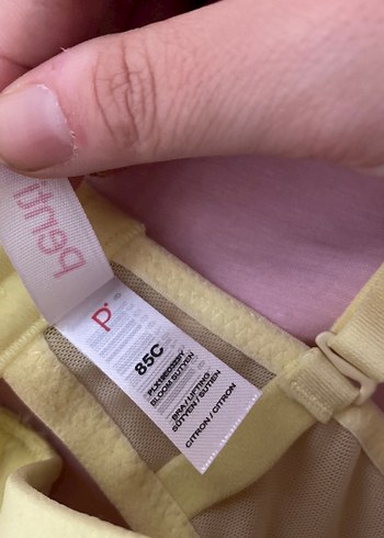 Bej Minimalist Destekli Sütyen 85C - Görsel 3