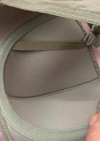 Asker Yeşili Dantel Detaylı Midi Sütyen 85C - Görsel 2