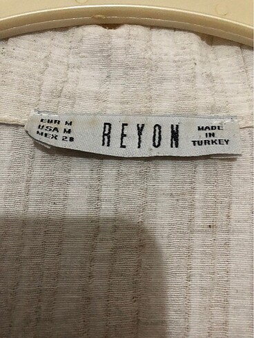 m Beden ten rengi Renk Reyon gömlek