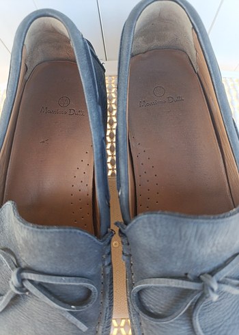 45 Beden gri Renk açık lacivert Süet Erkek Loafer Ayakkabı massimo dutti