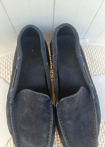Frau Made in italy Lacivert Süet Erkek Klasik Loafer