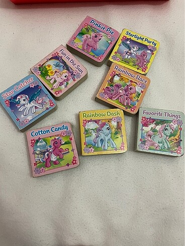 Hasbro my little pony kitap İngilizce 8 pony