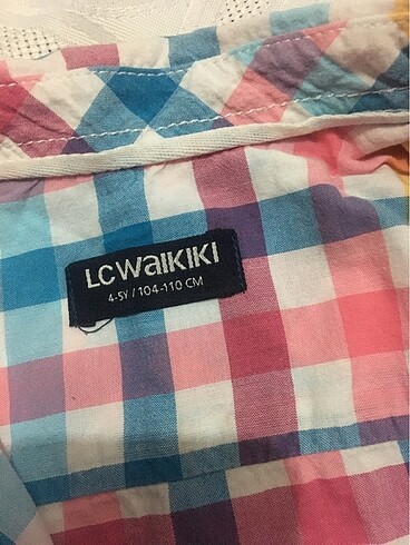 5 Yaş Beden Kareli gömlek LC Waikiki