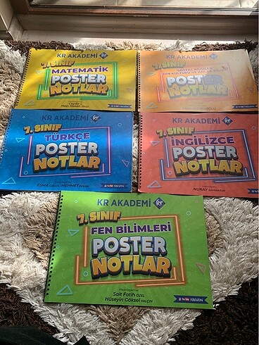 7.SINIF KR AKADEMİ POSTER NOTLARI