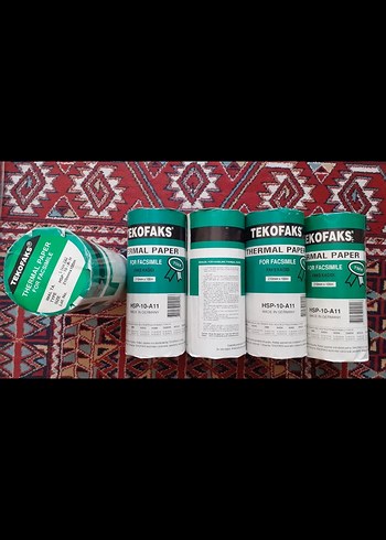 Tekofaks Termal Fax Kağıdı Rulo 10x11
