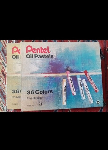 Pentel 36 renk pastel boya 