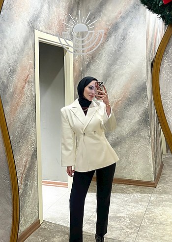 Deri Kadın Blazer Ceket - Görsel 3