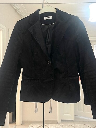 Kadife blazer ceket