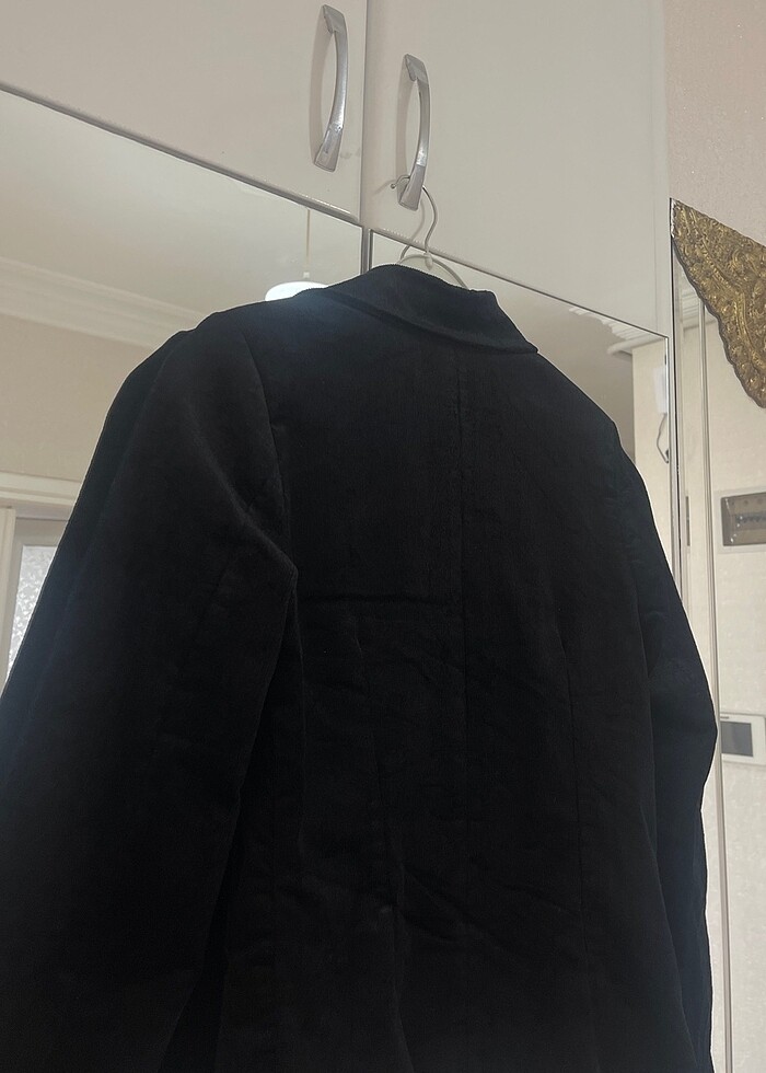 Kadife blazer ceket - Görsel 4