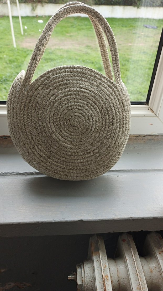 Bej Kadın Örgü Dolgu Topuk Espadril - Görsel 2