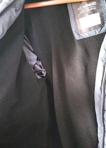 Erkek Çocuk Gri Fermuarlı Mont - Görsel 3