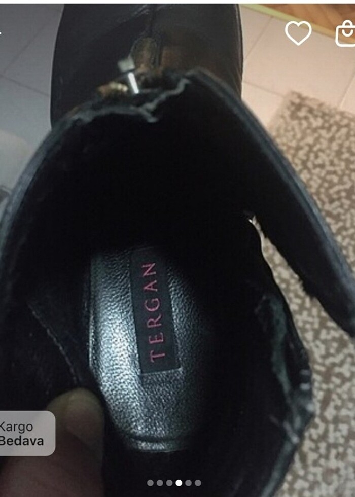 Tergan gerçek deri bot - Görsel 3
