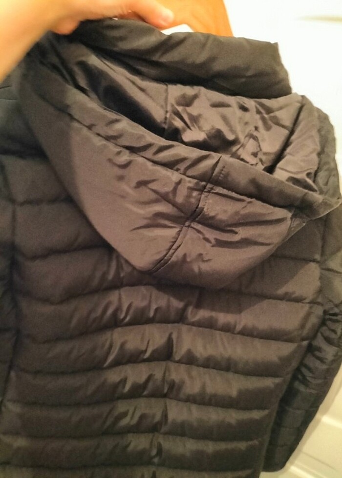 US Polo uzun şişme mont  - Görsel 2