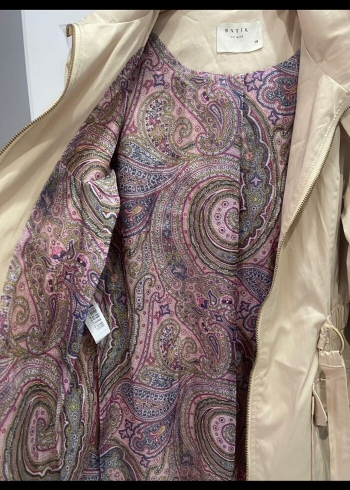 Batik trençkot - Görsel 5