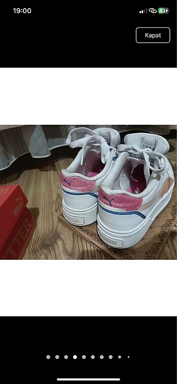 37 Beden beyaz Renk Sneaker