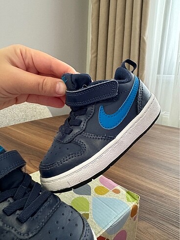 22 Beden mavi Renk nike bebek ayakkabısı