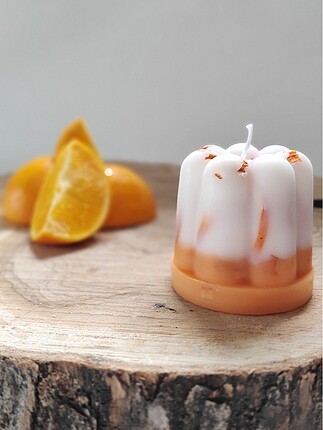 Orange Cake Candle