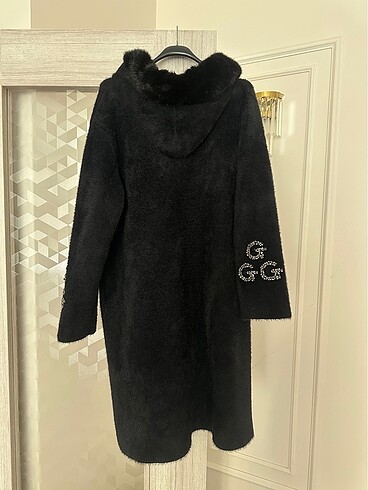40 Beden siyah Renk Angora kaban