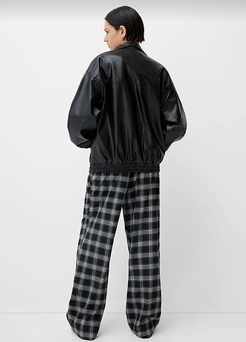 xs Beden Bershka Oversize Deri Ceket
