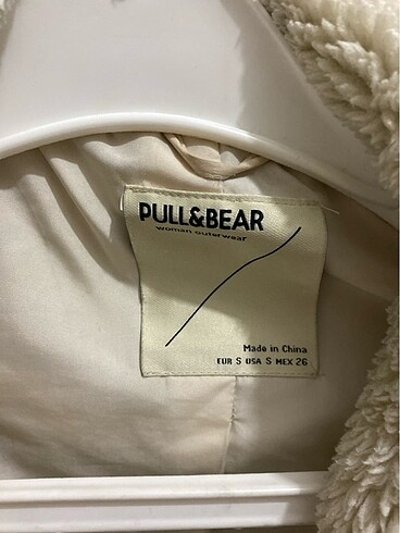 Pull and Bear peluş ceket