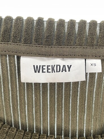 xs Beden haki Renk Weekday Kısa Elbise %70 İndirimli.