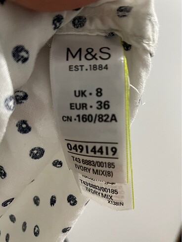 Marks&Spencer Puantiyeli Gömlek - Görsel 4