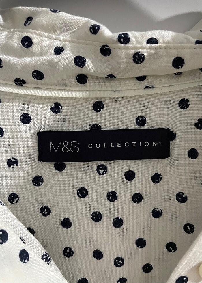 Marks&Spencer Puantiyeli Gömlek - Görsel 3