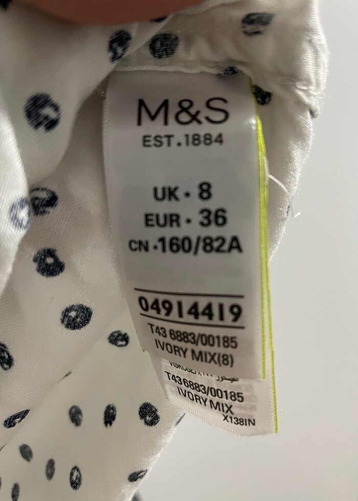 Marks&Spencer Puantiyeli Gömlek - Görsel 4