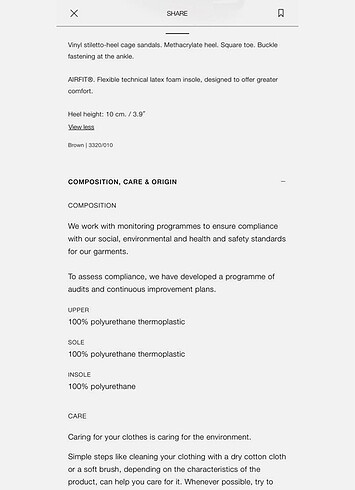 Zara vinil bantlı sandalet - Görsel 8