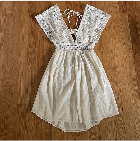 Zara boncuk işlemeli elbise - Görsel 5