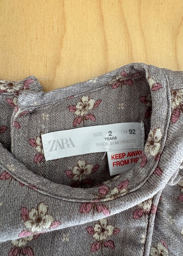 Zara Timelesz Koleksiyonu Baskılı Elbise - Görsel 4