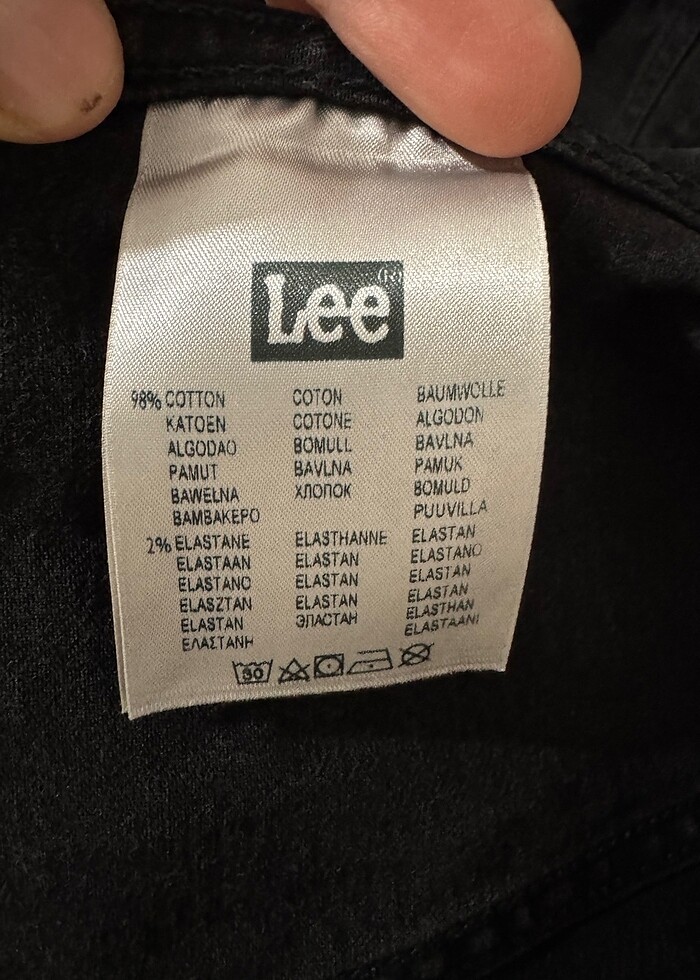 Lee Slim Fit Erkek Kot Mont - Görsel 5