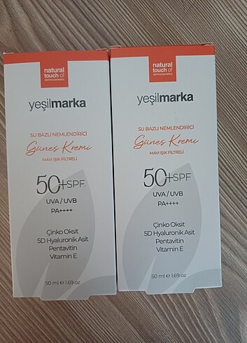 YEŞİLMARKA GÜNEŞ KREMİ