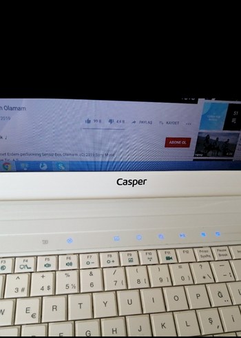 Beyaz Casper Dizüstü Bilgisayar - Görsel 6