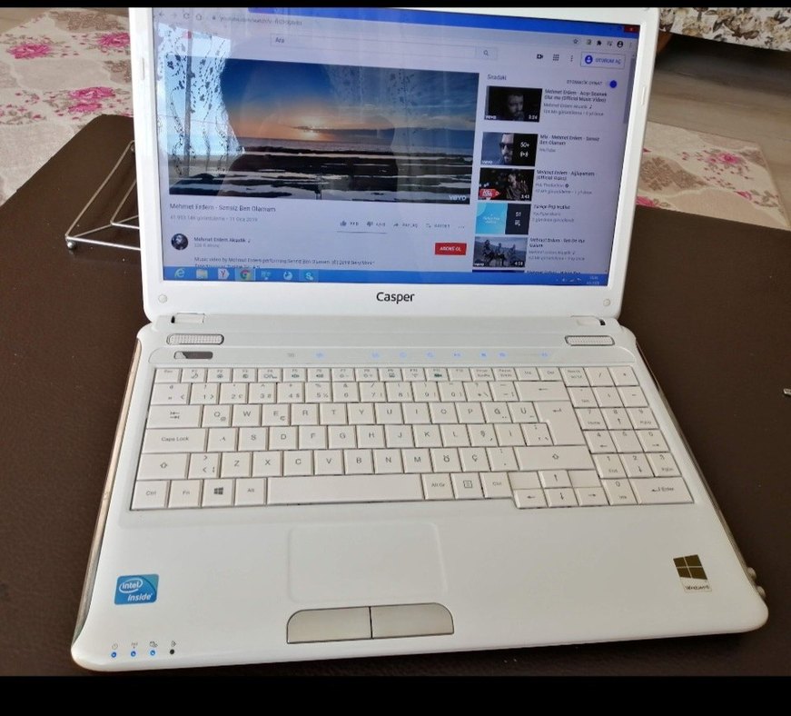 Beyaz Casper Dizüstü Bilgisayar - Görsel 3