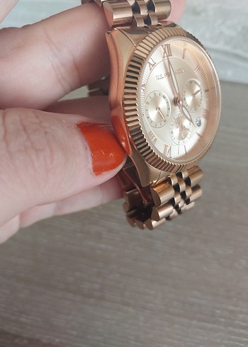 Altın Renkli Klasik Kadın Kol Saati Us Polo - Görsel 6