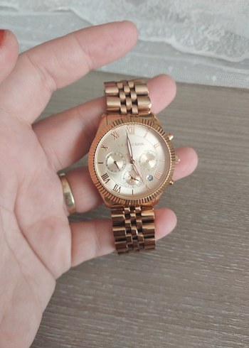 Altın Renkli Klasik Kadın Kol Saati Us Polo - Görsel 7