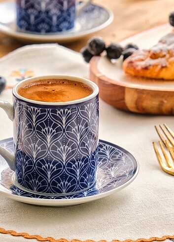 Beden çeşitli Renk 6 KİŞİLİK KAHVE FİNCAN TAKIMI