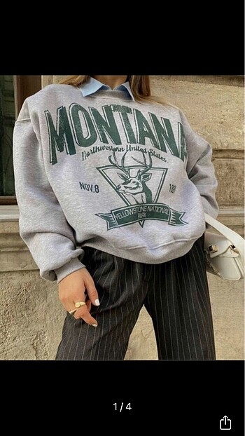Montana Sıfır Sweatshirt