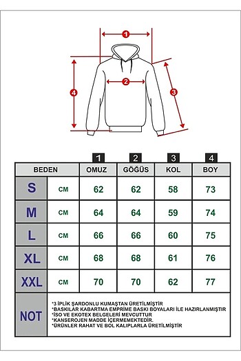 m Beden gri Renk Lucky Me I See Ghost Kanye Baskılı Kapüşonlu Oversize Sweatshirt