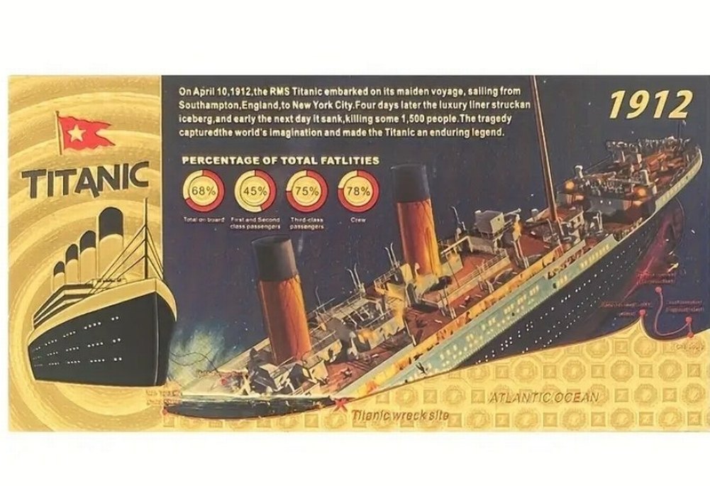 Titanic 25. Yıl Anısına Temalı Hatıra Parası - Görsel 2