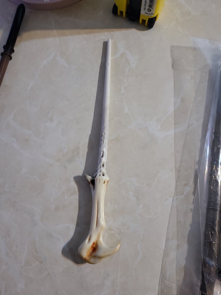 Harry Potter Voldemort Beyaz Aksiyon Figürü Sopa Aksesuarı - Görsel 2