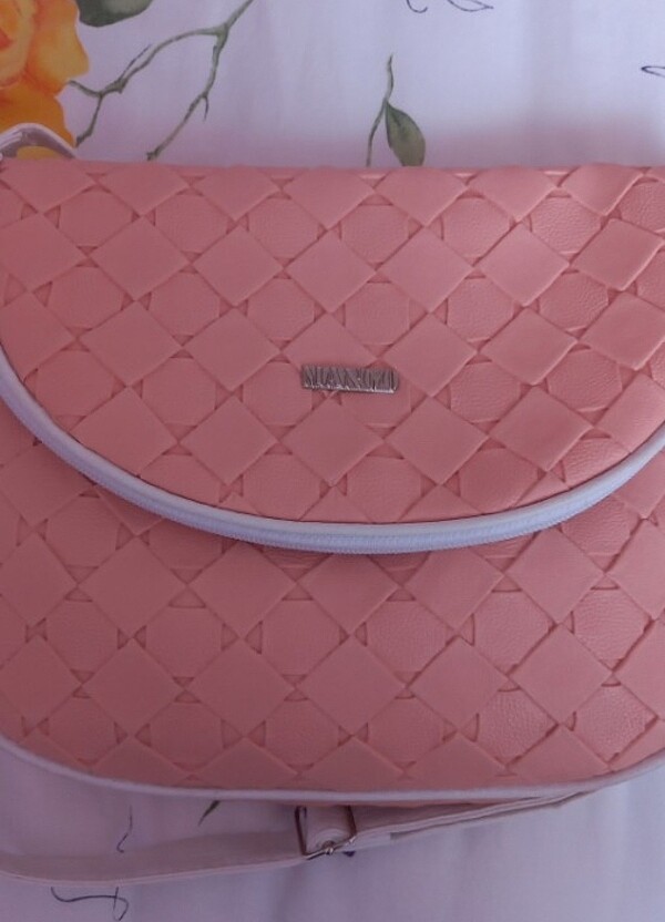 Mango pembe çanta - Görsel 2