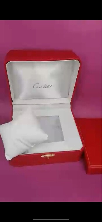 Beden Renk cartier saat orginal kutusu