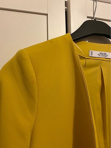 m Beden sarı Renk Mango blazer ceket