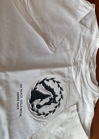 Zara Beyaz Baskılı erkek çoçuk Tişörtü, Kısa Kollu