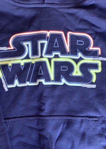 Gap Lacivert Erkek Çocuk Kapüşonlu Star Wars Sweatshirt