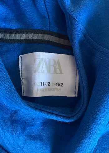 Zara Erkek çoçuk Mavi Kapüşonlu Sweatshirt