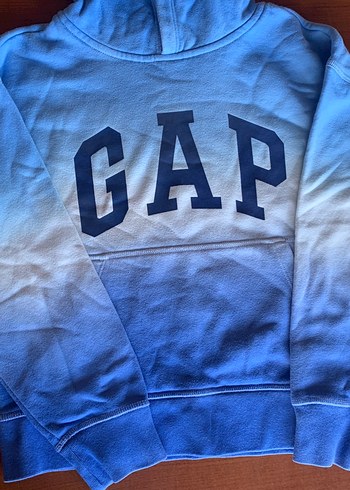 GAP Mavi Kapüşonlu Sweatshirt