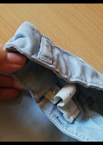 Kız Çocuk Açık Mavi Denim Şort - Görsel 3